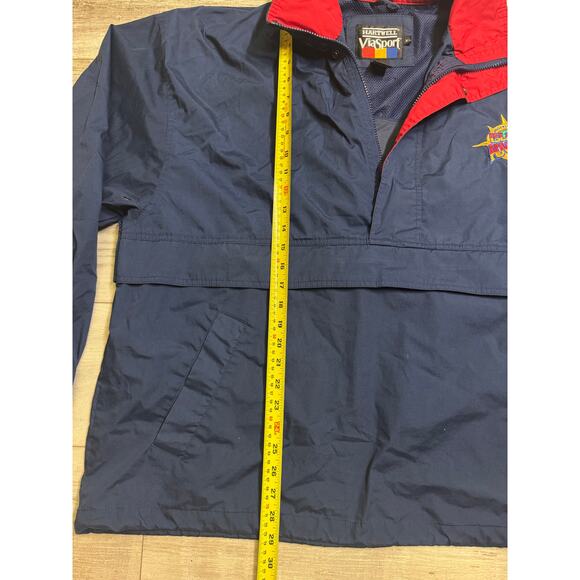 Hartwell ViaSport Islands of Adventure Hooded Windbreaker Jacket Navy Red XL - Picture 6 of 7